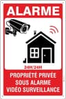 Privé-perceel alarmbord