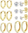 14K vergulde oorbellen