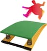 Springplank voor gymnastiek